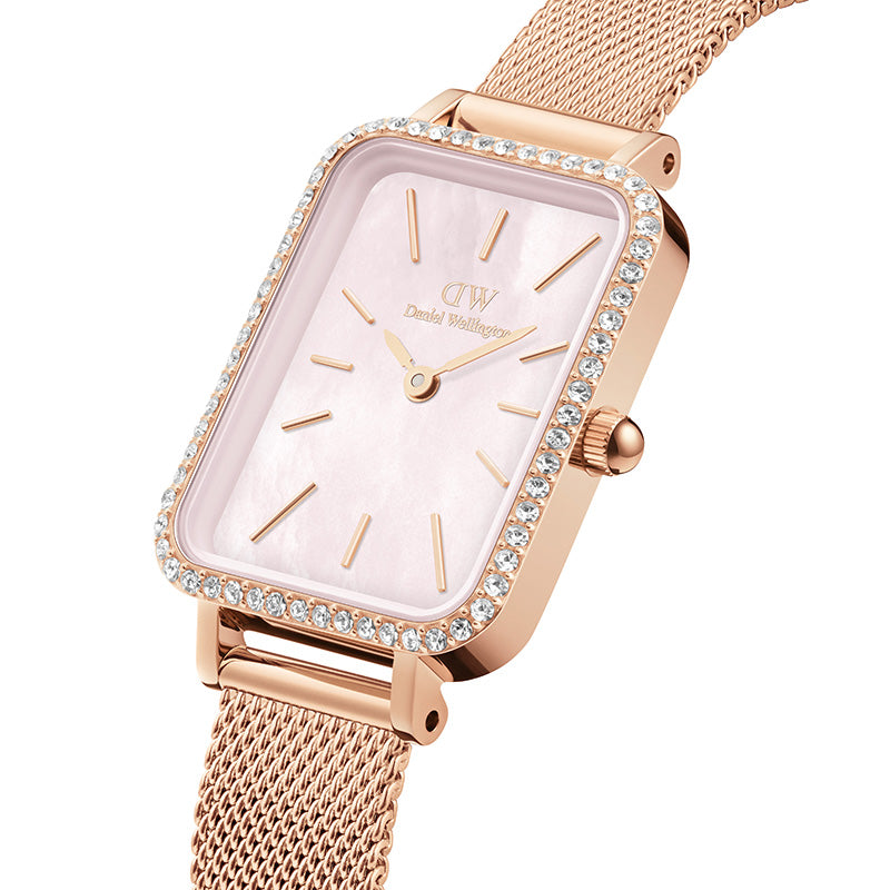Daniel Wellington Quadro Ladies Pink Watch