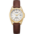 Citizen Women's Watch Eco-Drive Radio Controlled Gold PVD
