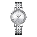 Citizen Ladies' 31mm Crystal Dress Watch Silver