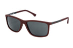 Emporio Armani Men's Sunglasses Rectangular Burgundy