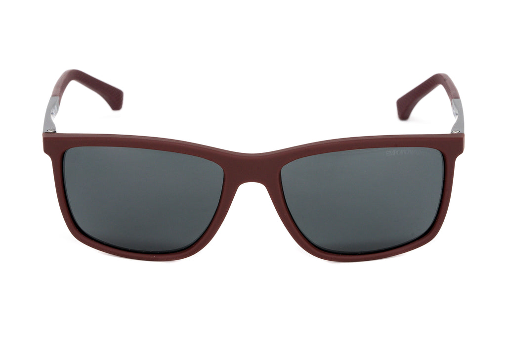 Emporio Armani Men's Sunglasses Rectangular Burgundy