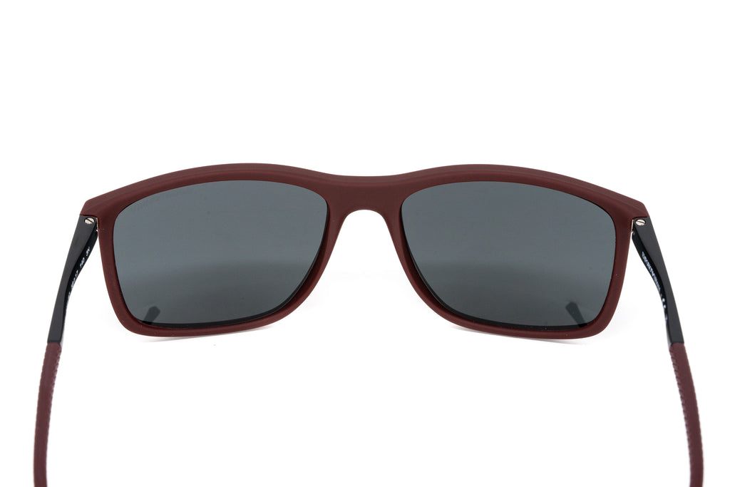 Emporio Armani Men's Sunglasses Rectangular Burgundy