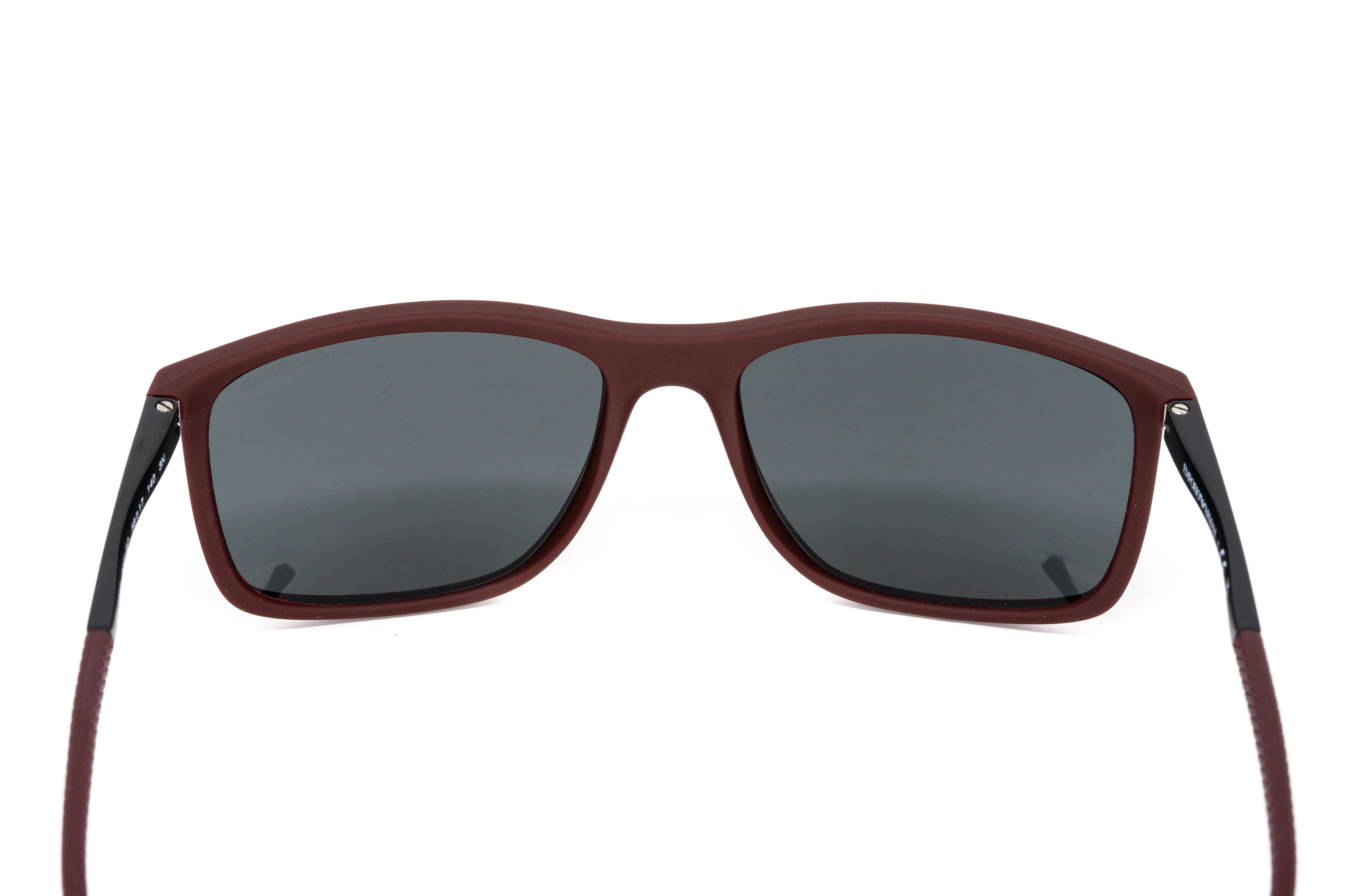 Emporio Armani Men's Sunglasses Rectangular Burgundy