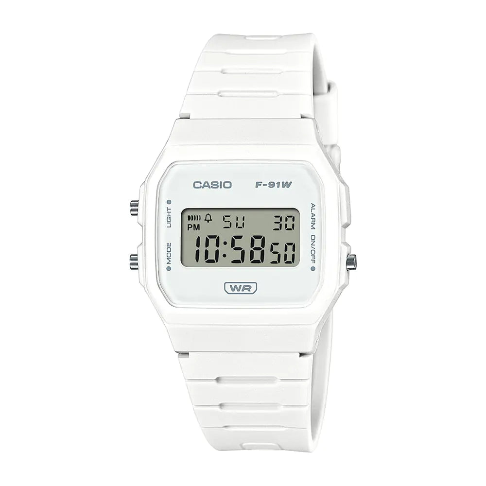 Casio POP Series Unisex White Digital Watch