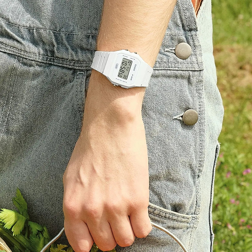 Casio POP Series Unisex White Digital Watch