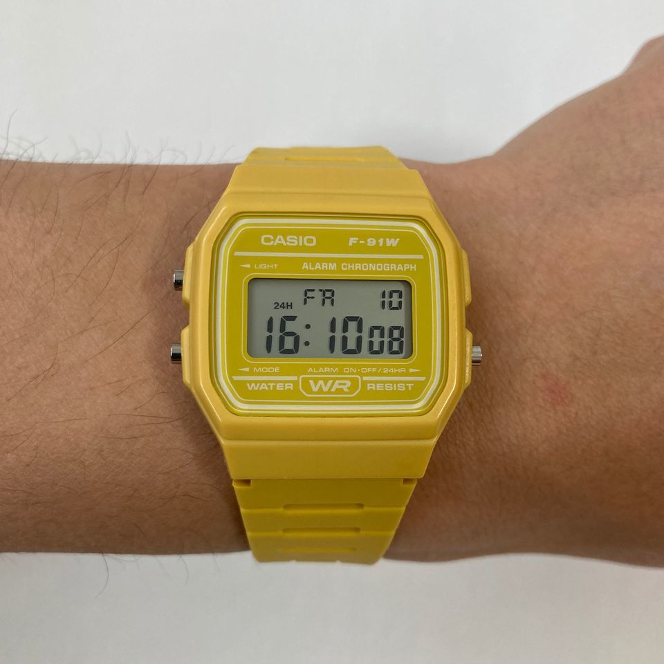 Casio Watch Classic Sports Digital Yellow