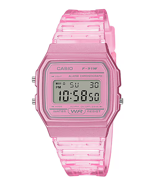 Casio POP Series Unisex Pink Digital Watch