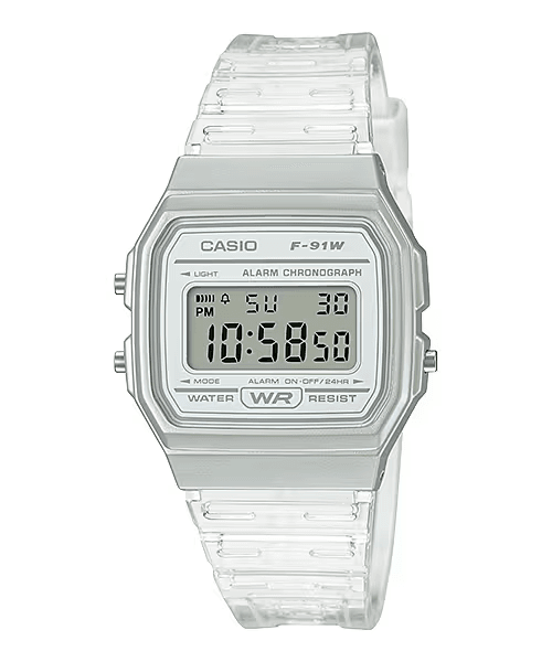 Casio POP Series Unisex White Digital Watch