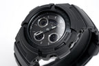Casio G-Shock Watch Analogue-Digital Black on Black