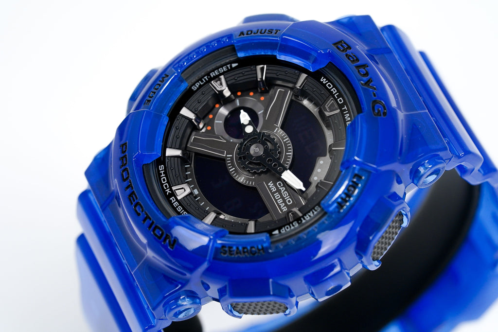 Casio G-Shock Baby-G Watch Big Case Blue Aqua Planet