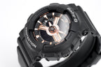 Casio Baby-G Watch Ladies Black/Rose Gold