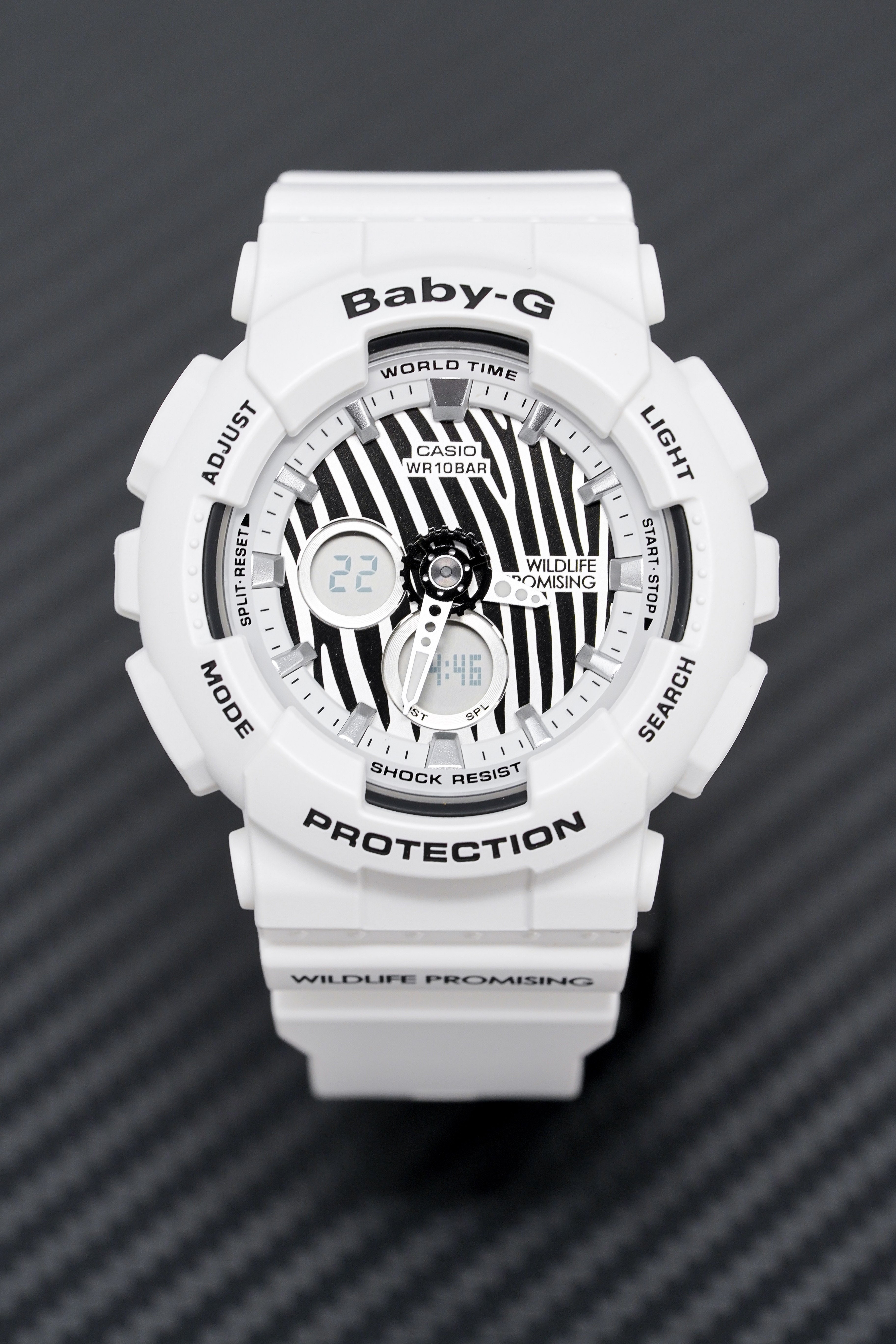 Casio Baby-G Watch Ladies Wildlife Promising Limited Edition Zebra