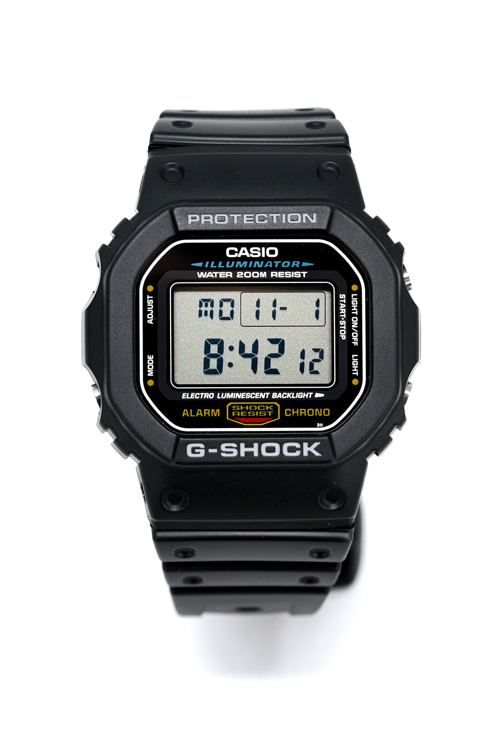 Casio G-Shock Watch Men's Classic Square Black