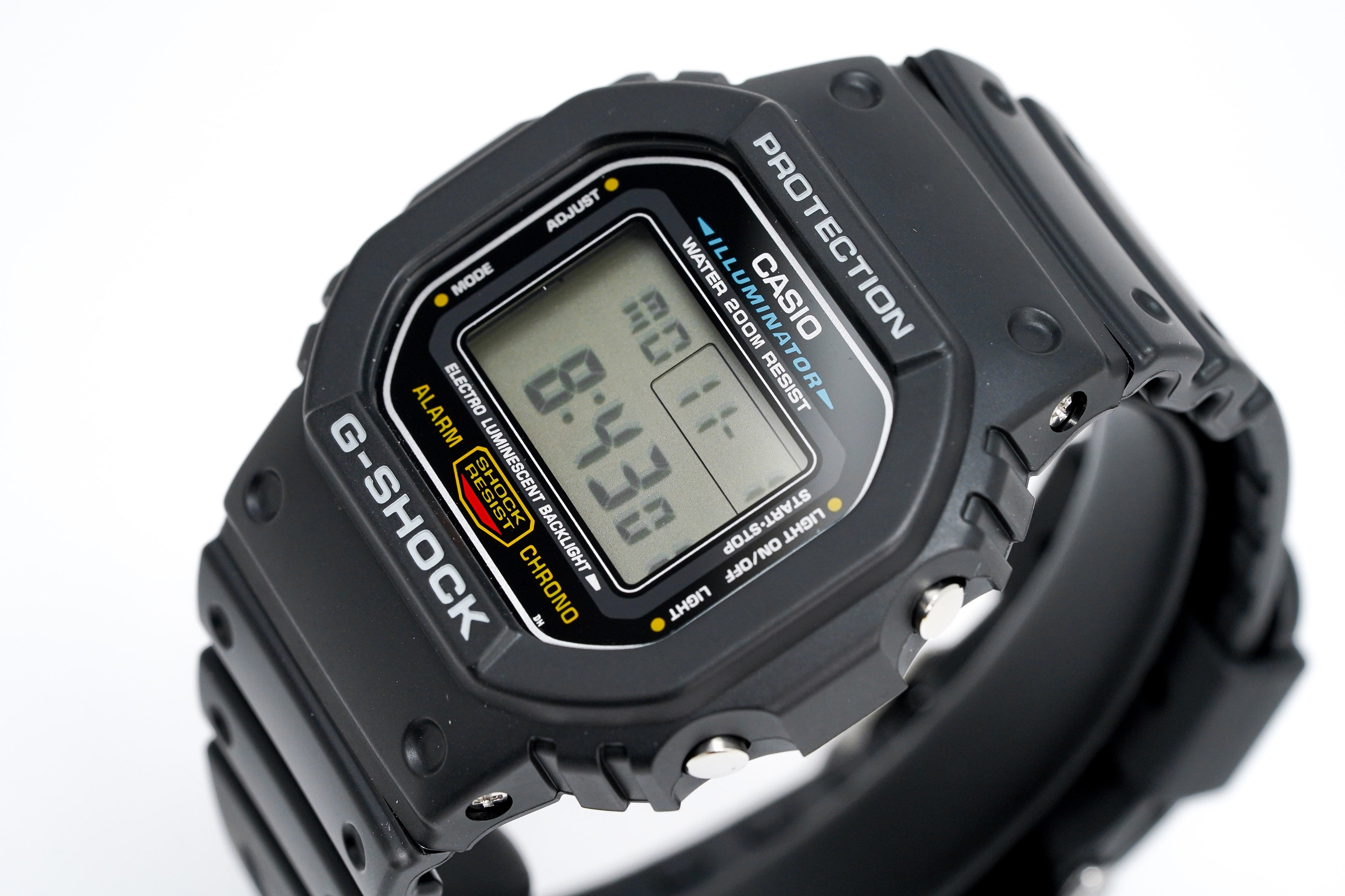 Casio G-Shock Watch Men's Classic Square Black