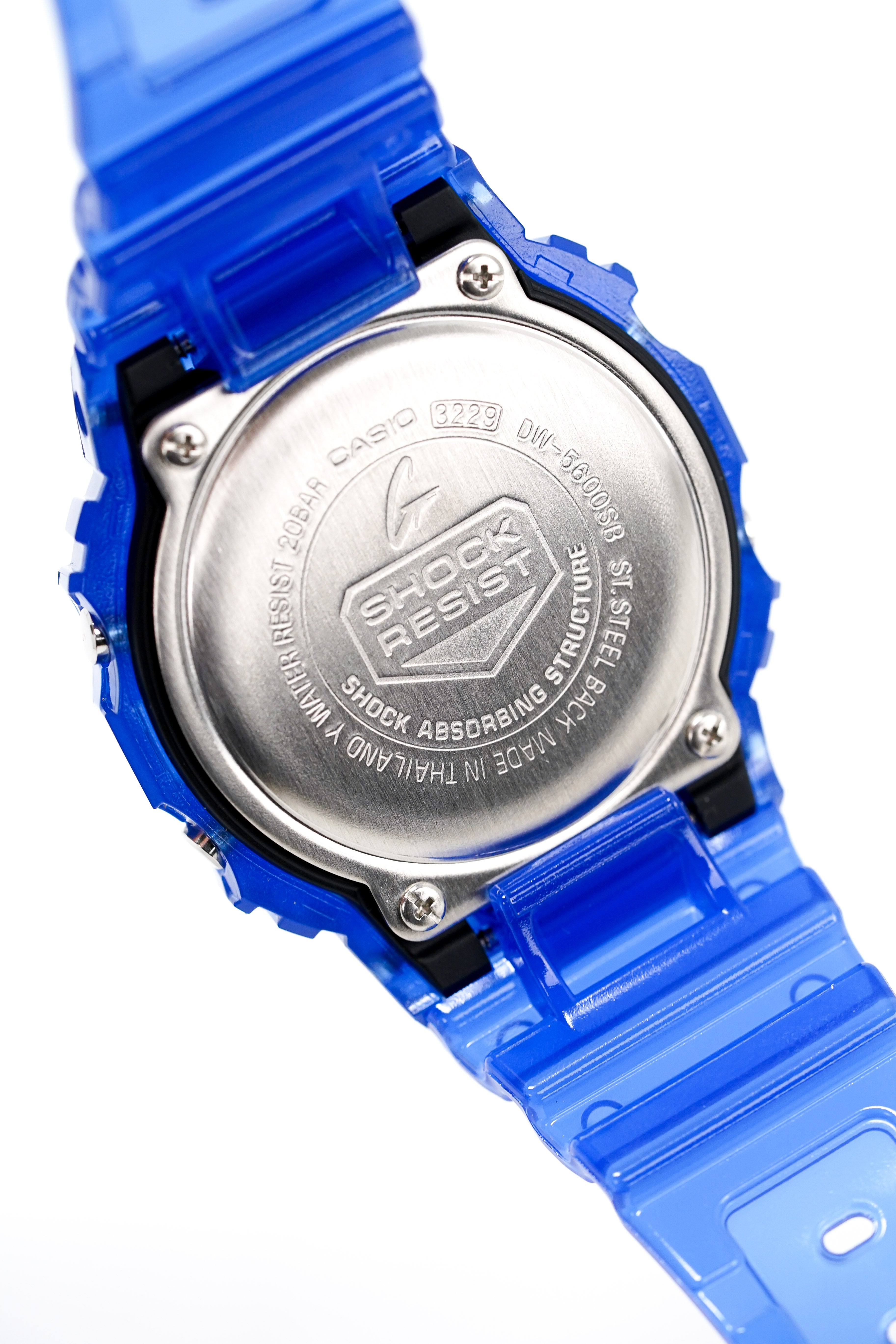 Casio G-Shock Watch Translucent Blue