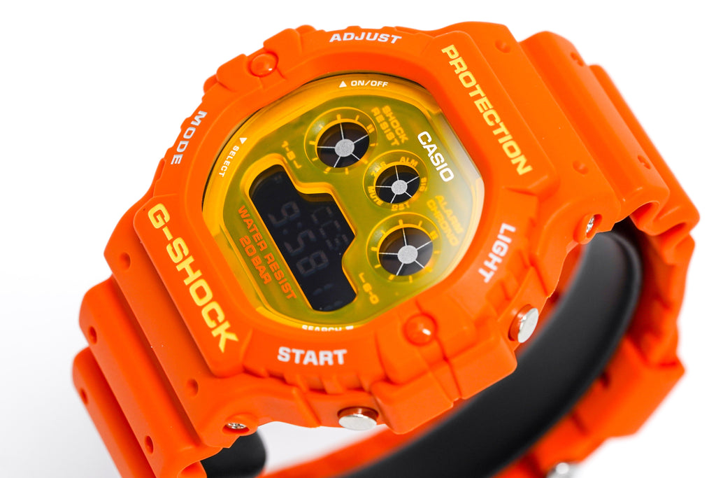 Casio G-Shock Watch Men's Shock Tech Orange