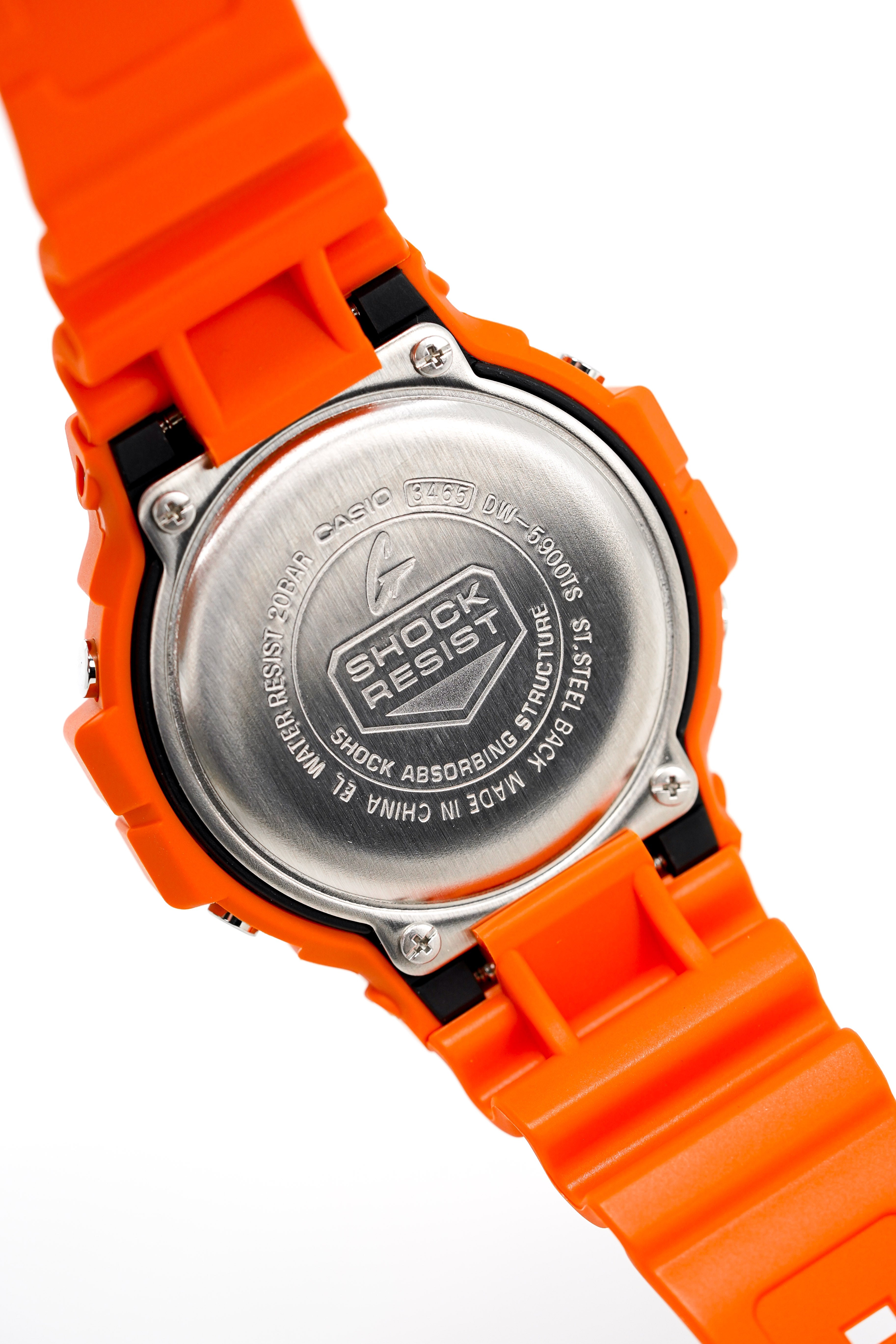 Casio G-Shock Watch Men's Shock Tech Orange