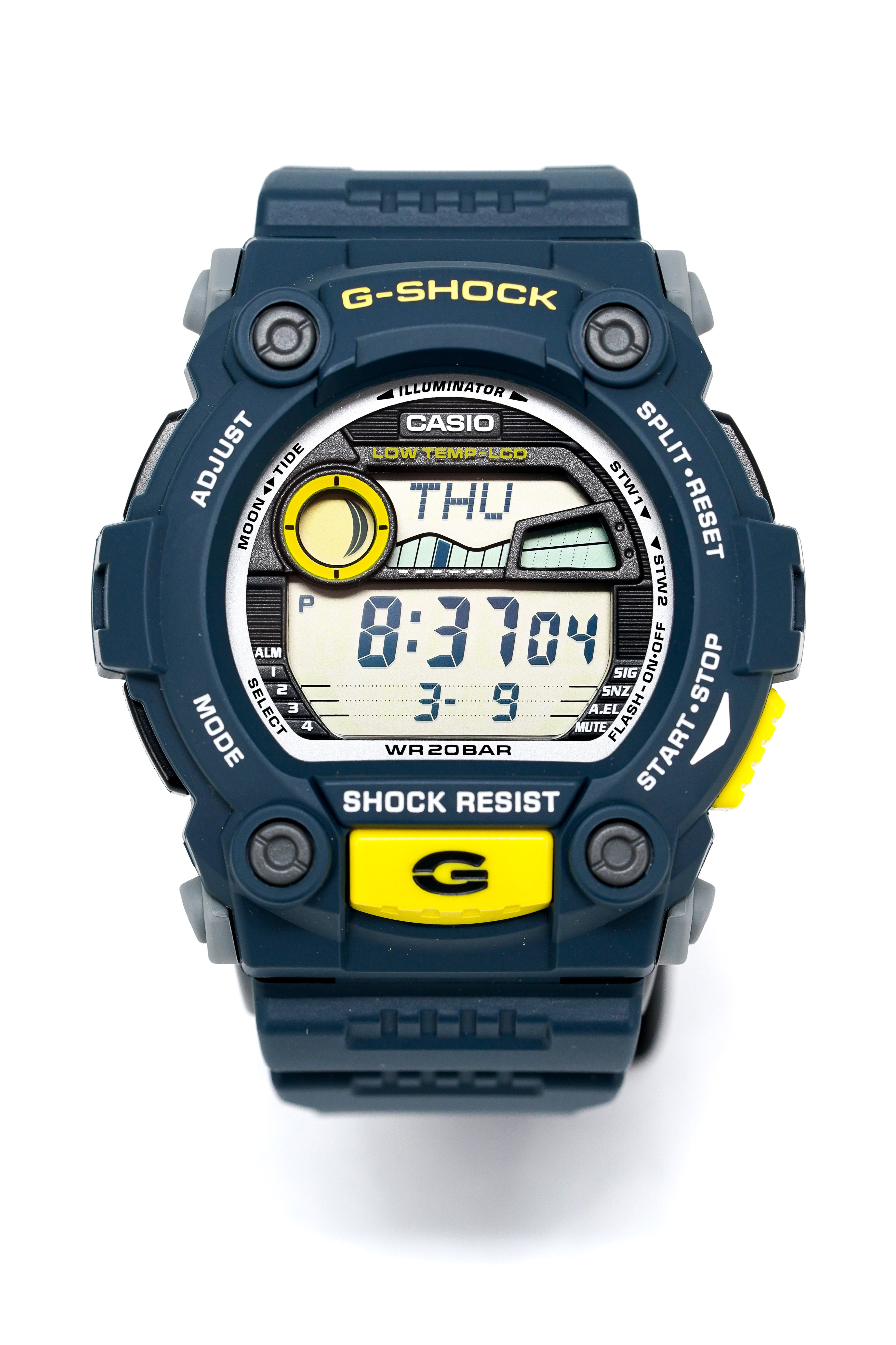 Casio G-Shock Watch Men's G-Rescue Teal and Yellow