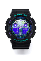 Casio G-Shock Watch Men's 90's Retro Green/Purple