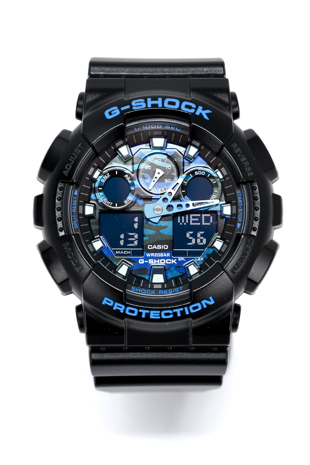 Casio G-Shock Watch Men's Blue Camo