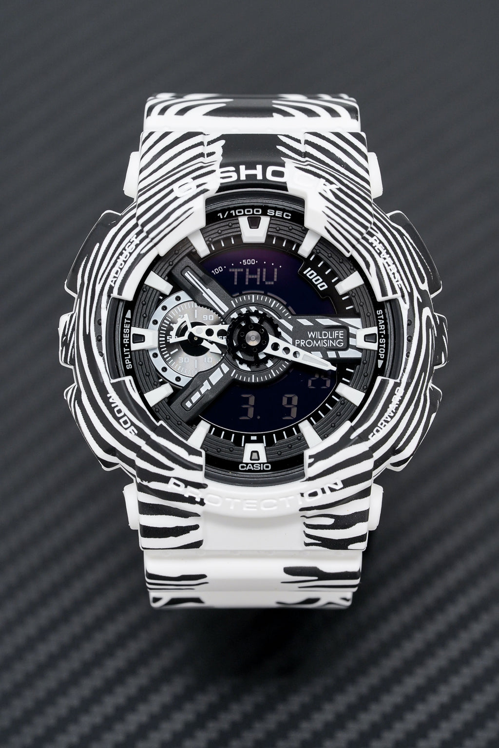Casio G-Shock Watch Men's Wildlife Promising Limited Edition Zebra