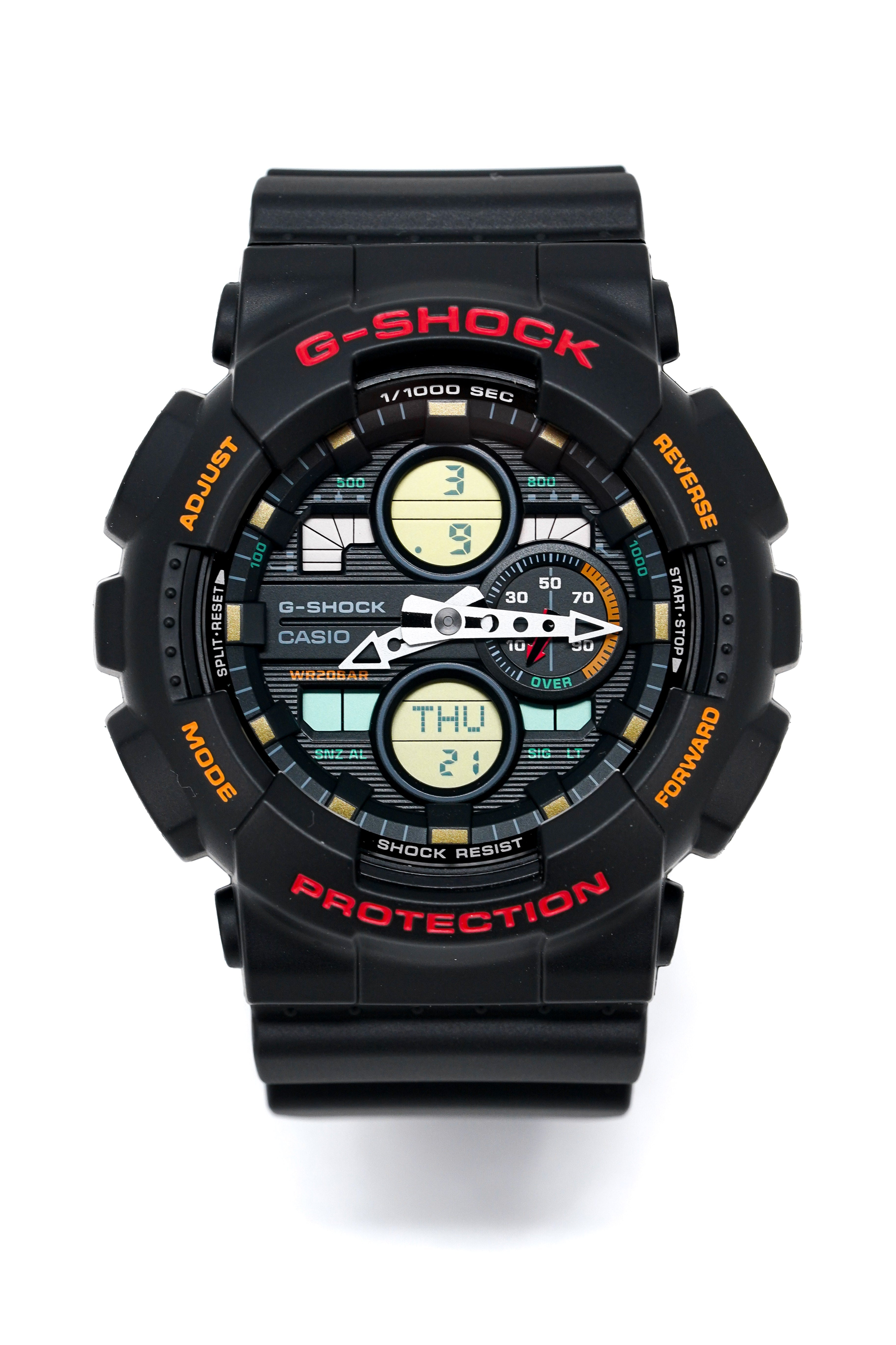 Casio G-Shock Watch Men's 90's Stereo Black