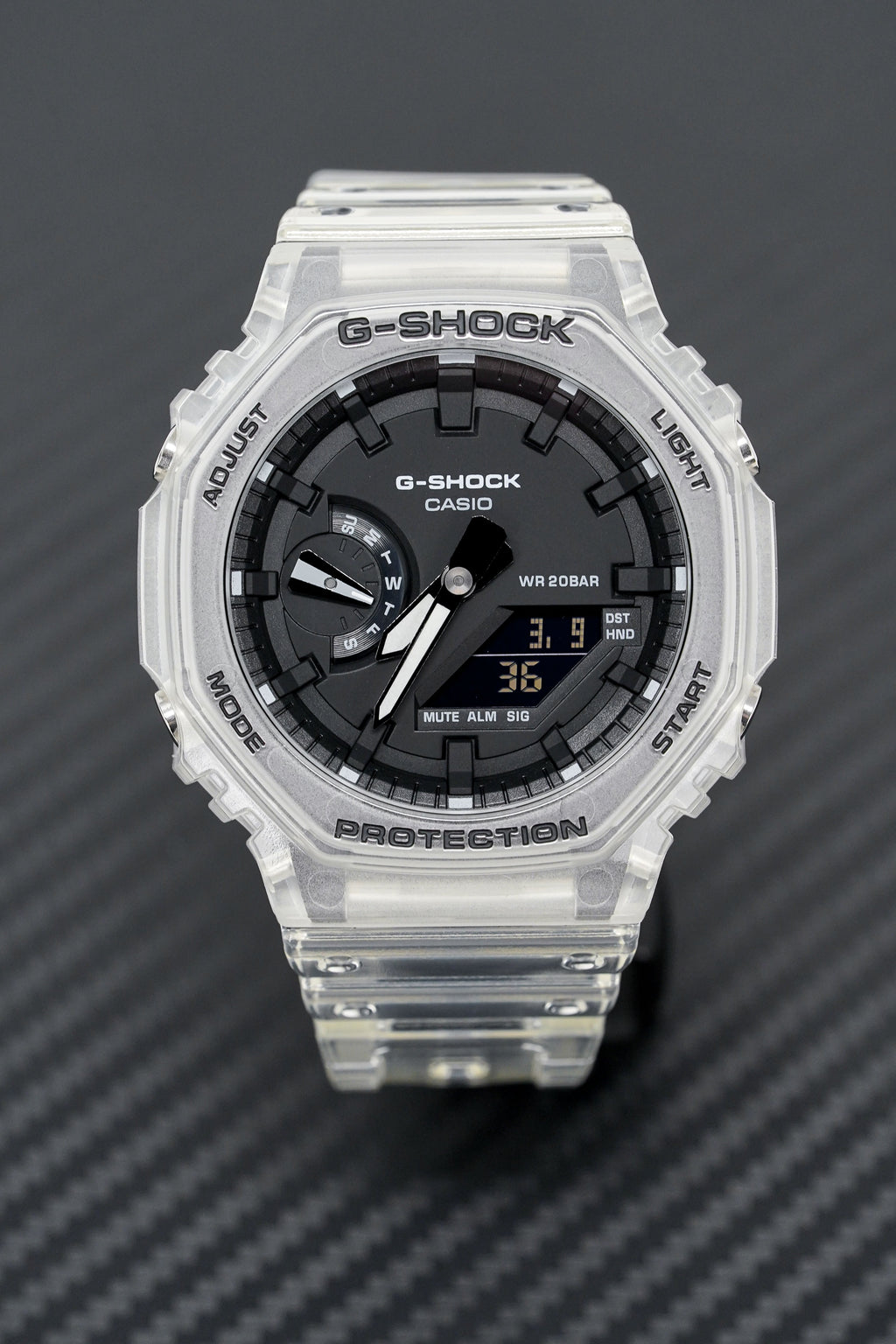 Casio G-Shock Watch Skeleton Series Clear White