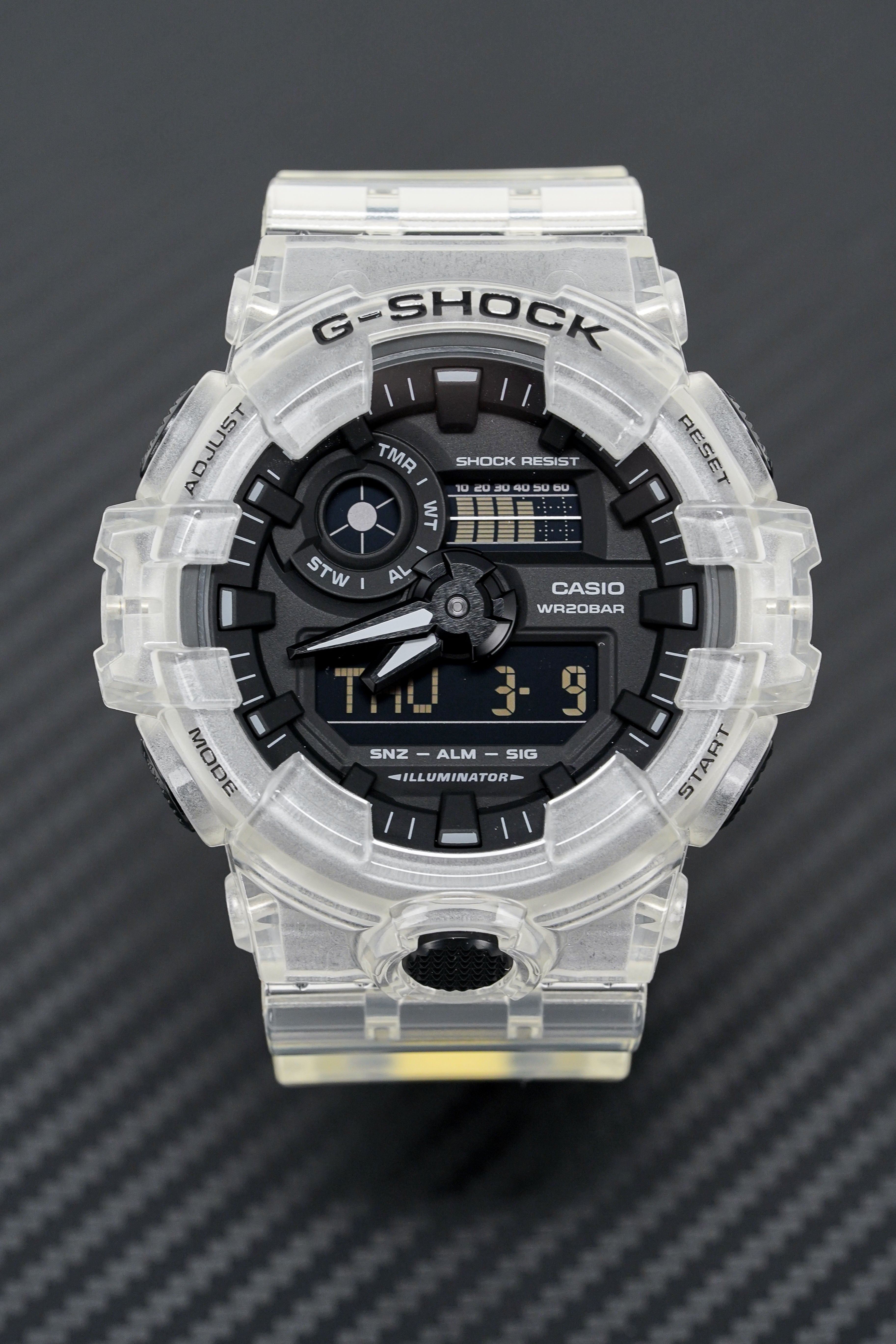 Casio G-Shock Watch Skeleton Series Clear/Black