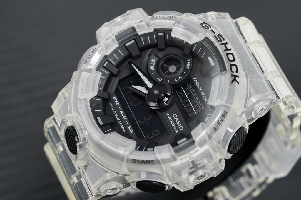 Casio G-Shock Watch Skeleton Series Clear/Black
