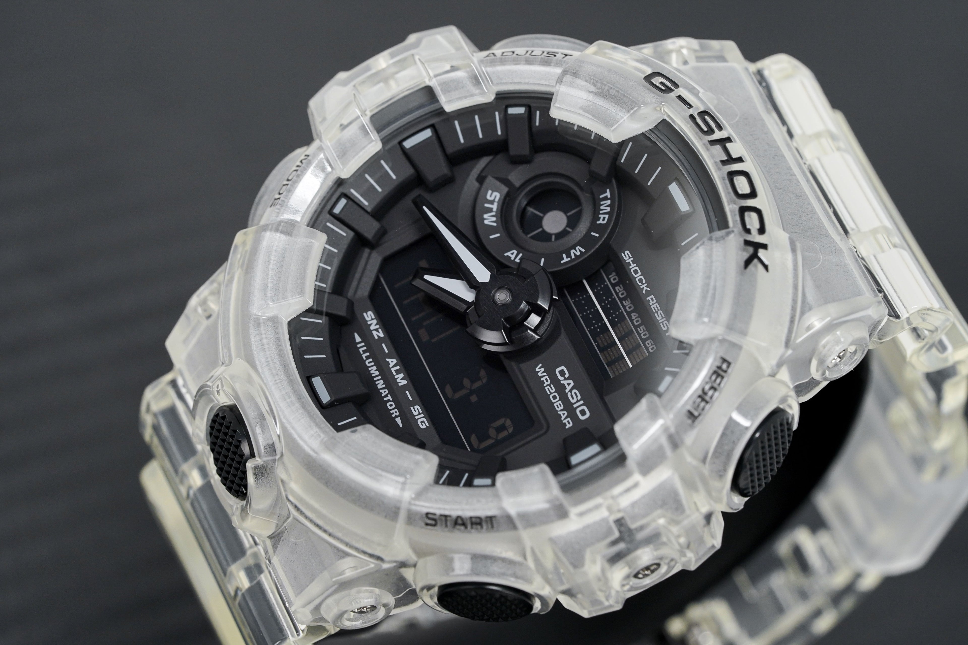 Casio G-Shock Watch Skeleton Series Clear/Black