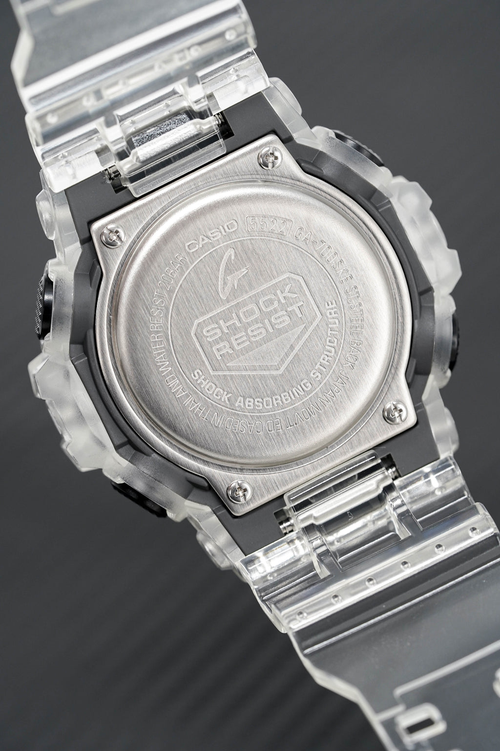 Casio G-Shock Watch Skeleton Series Clear/Black