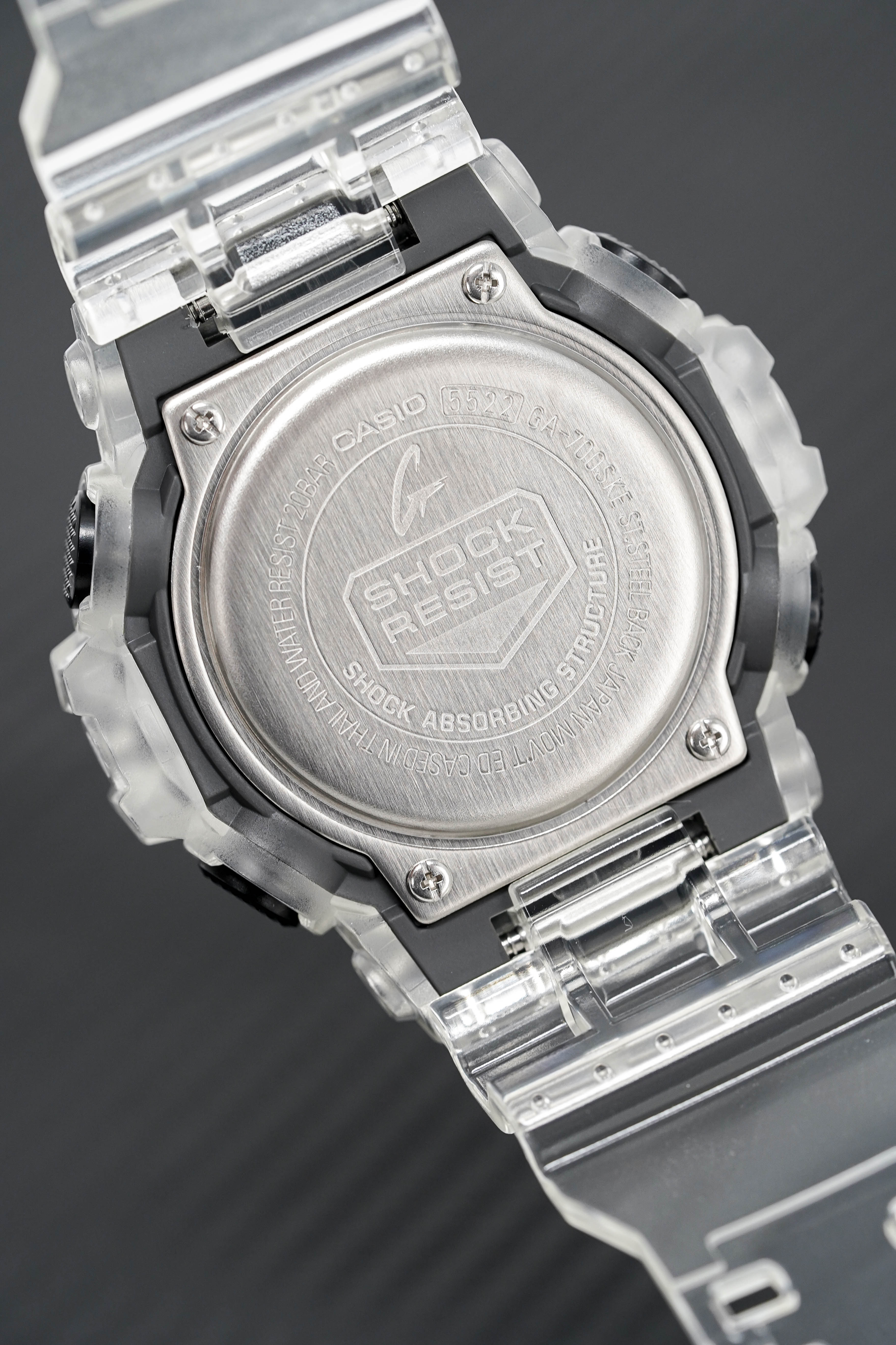 Casio G-Shock Watch Skeleton Series Clear/Black