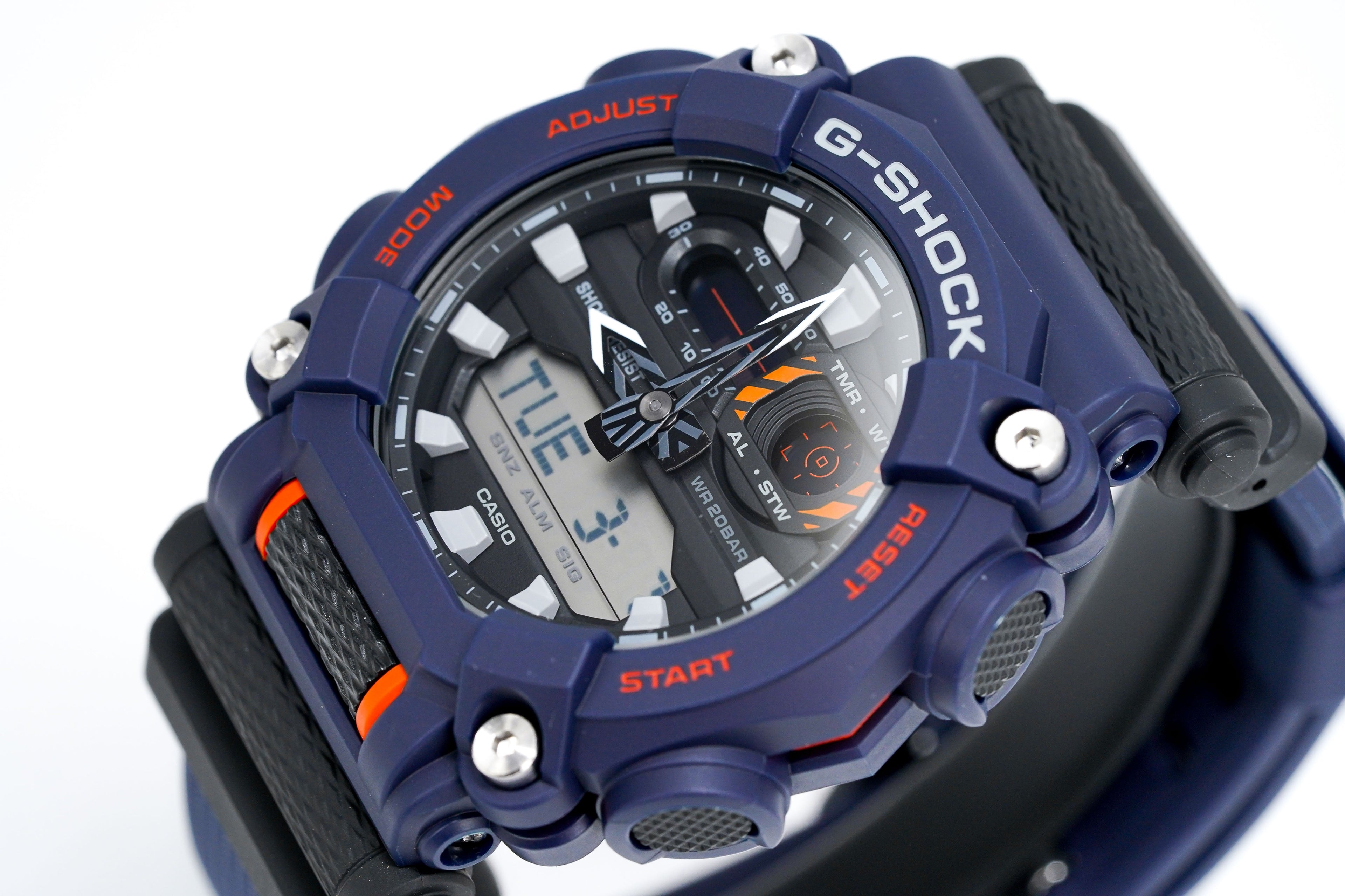 Casio G-Shock Watch Heavy Duty Blue/Orange