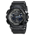 Casio G-Shock Watch Men's Black Crackled