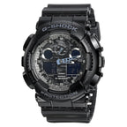 Casio G-Shock Watch Men's Black Crackled