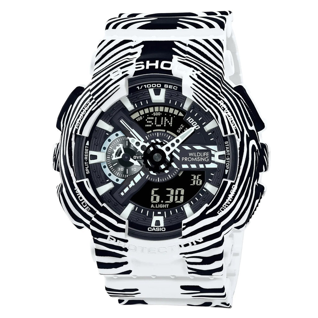 Casio G-Shock Watch Men's Wildlife Promising Limited Edition Zebra