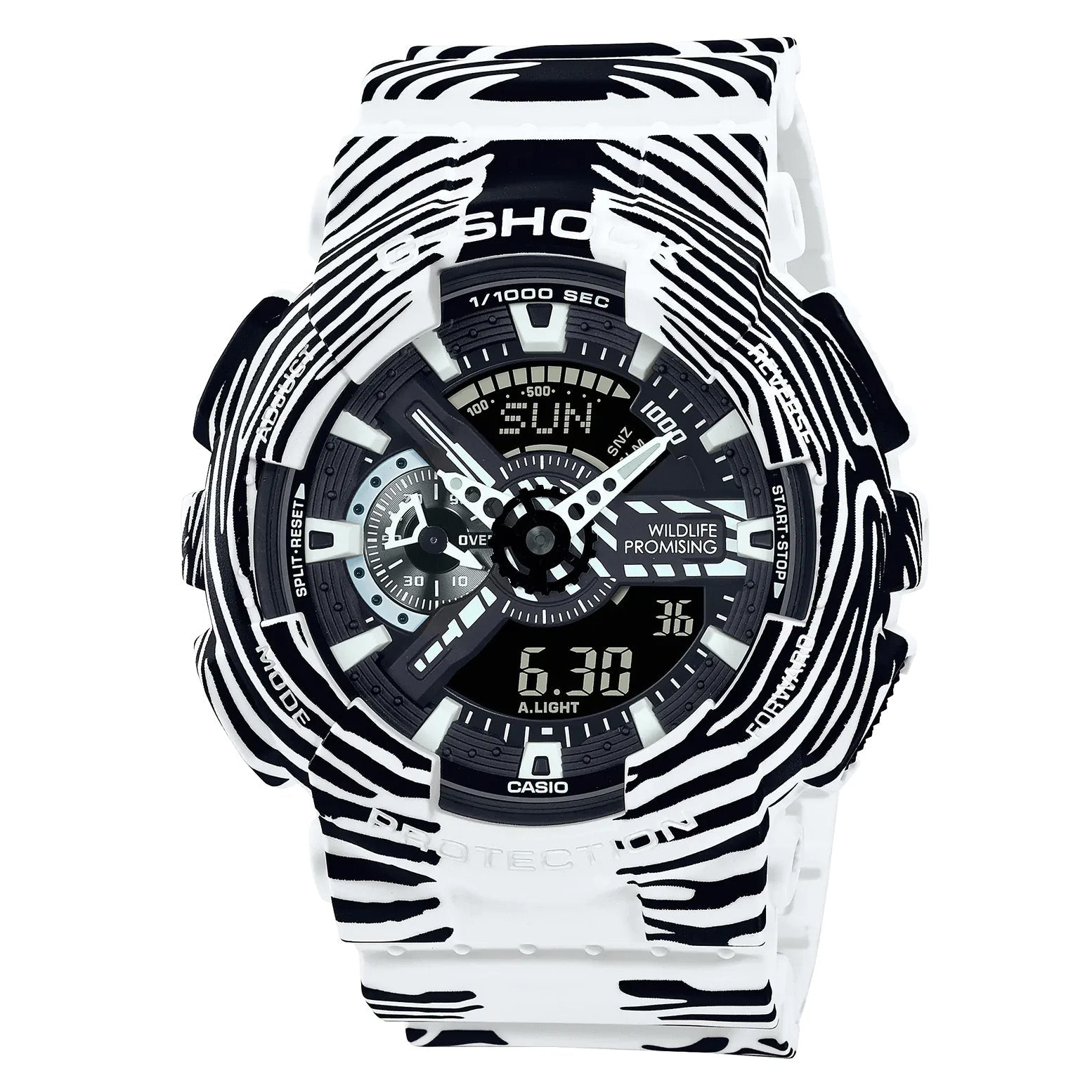 Casio G-Shock Watch Men's Wildlife Promising Limited Edition Zebra