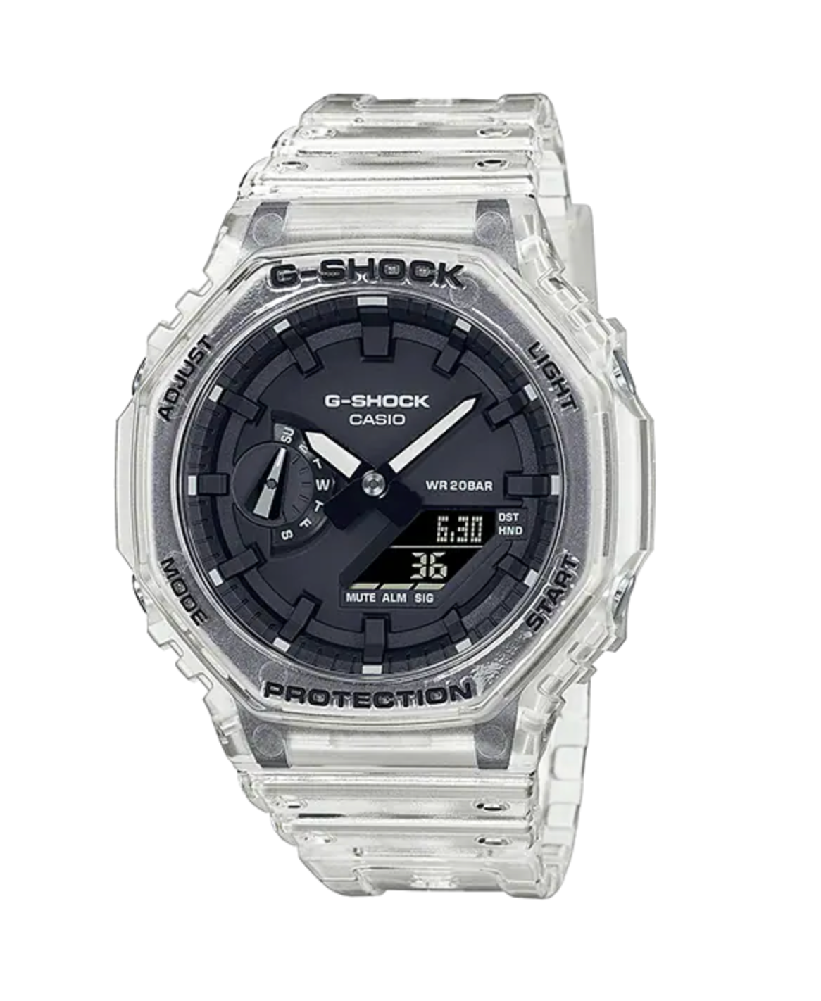 Casio G-Shock Watch Skeleton Series Clear White