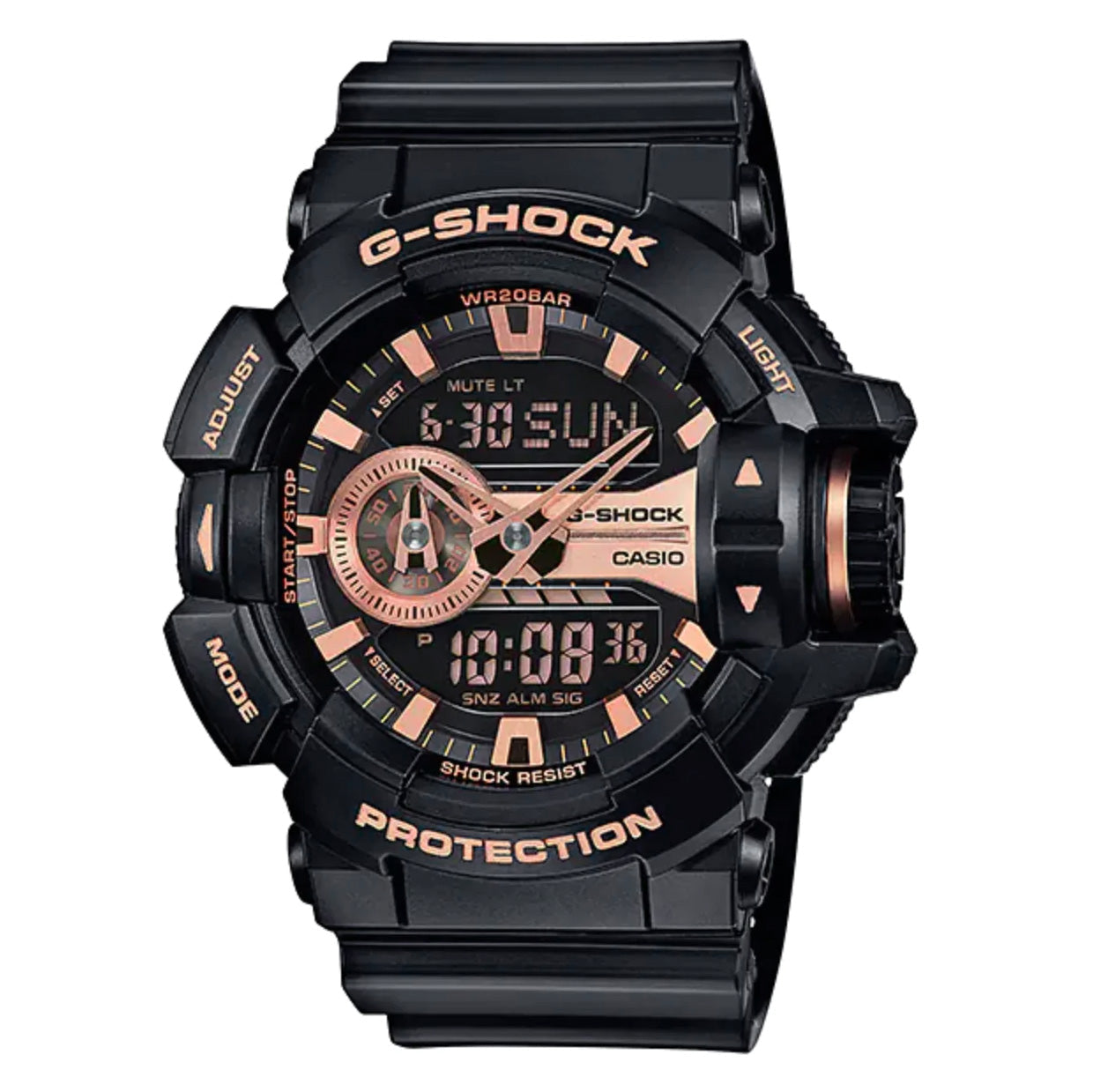Casio G-Shock Watch Men's Oversized Rose Gold