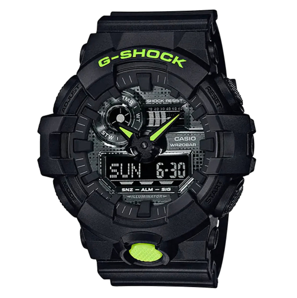 Casio G-Shock Watch Men's Oversized Neon Digital Camo