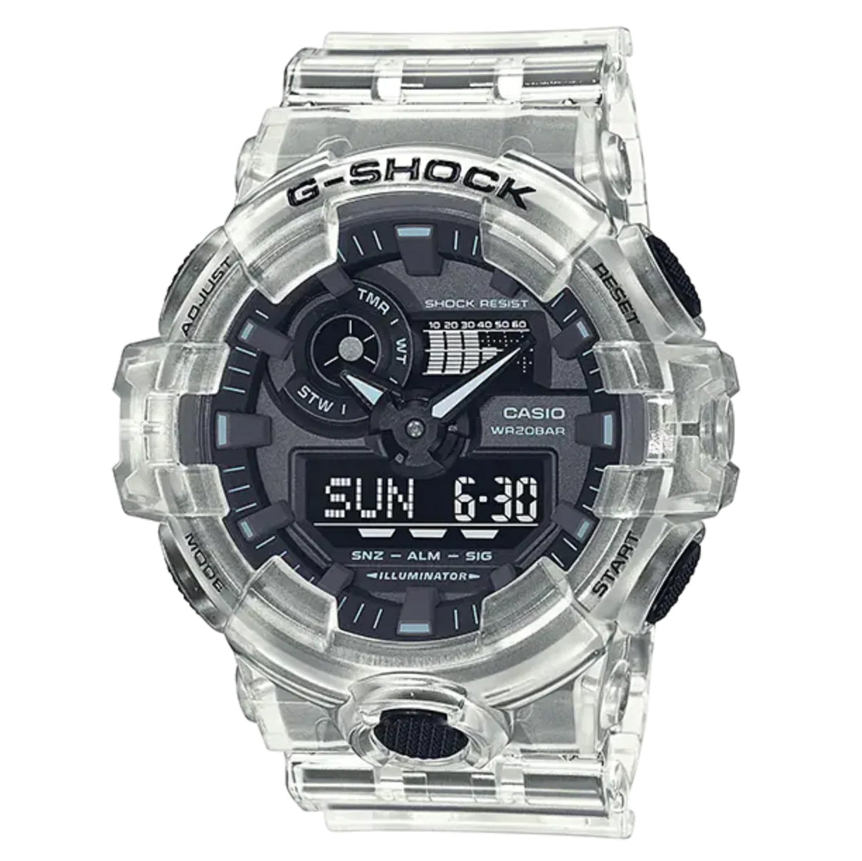 Casio G-Shock Watch Skeleton Series Clear/Black