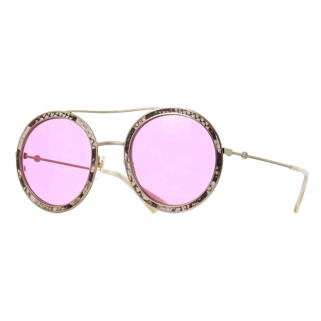 Gucci Women's Sunglasses Round Pilot Pink
