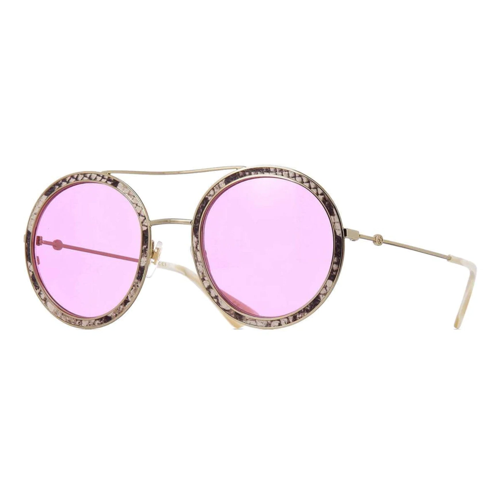 Gucci Women's Sunglasses Round Pilot Pink