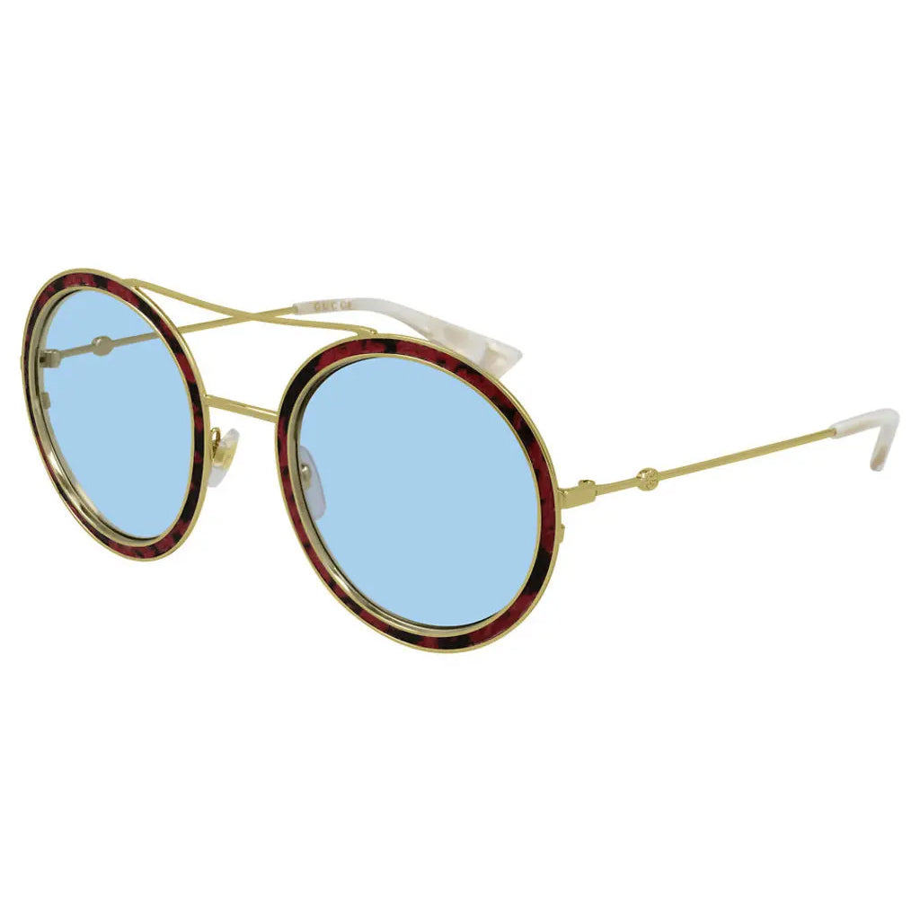 Gucci Women's Sunglasses Round Pilot Blue