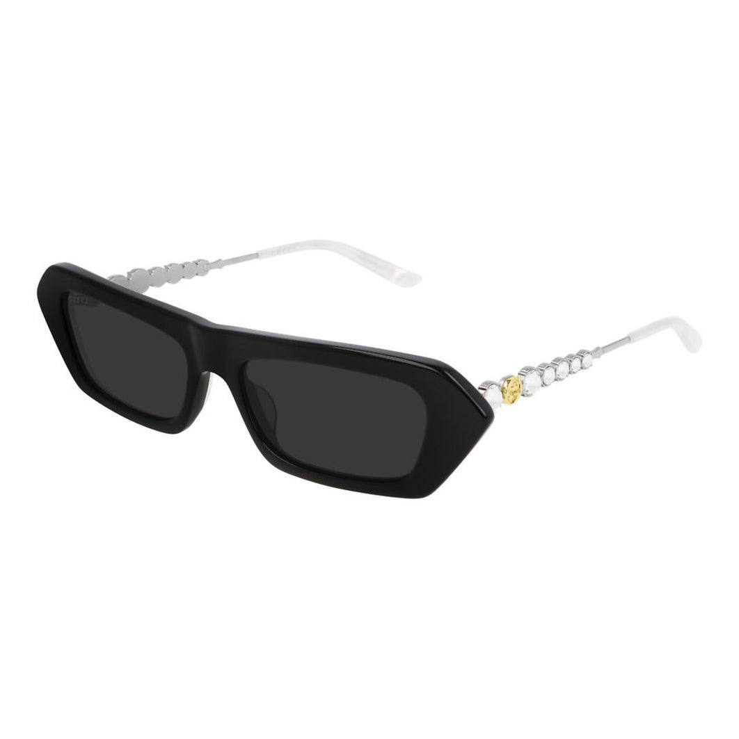 Gucci Women's Sunglasses Cat Eye Rectangle Black