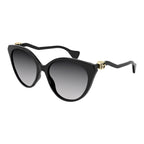 Gucci Women's Sunglasses Cat Eye Square Black