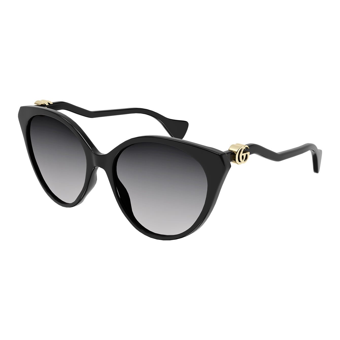 Gucci Women's Sunglasses Cat Eye Square Black