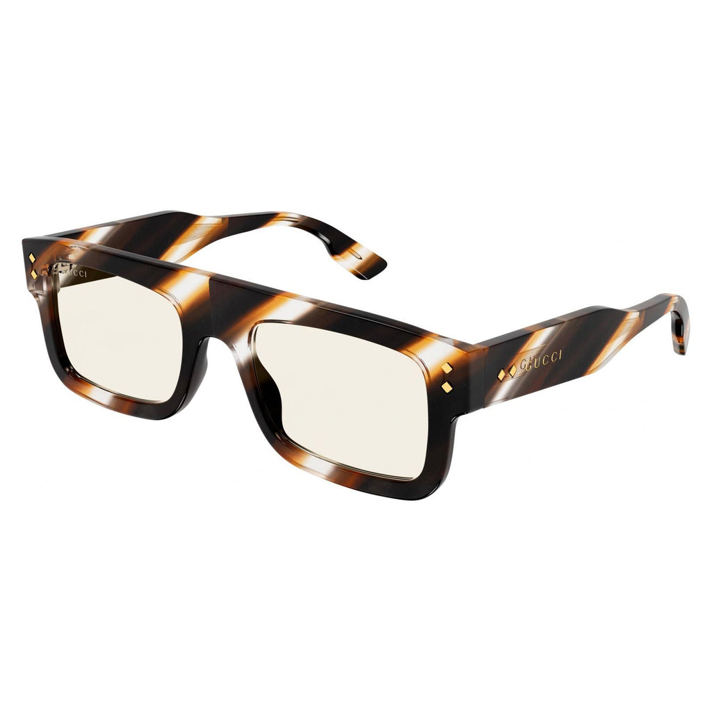Gucci Men's Sunglasses Rectangle Tortoise