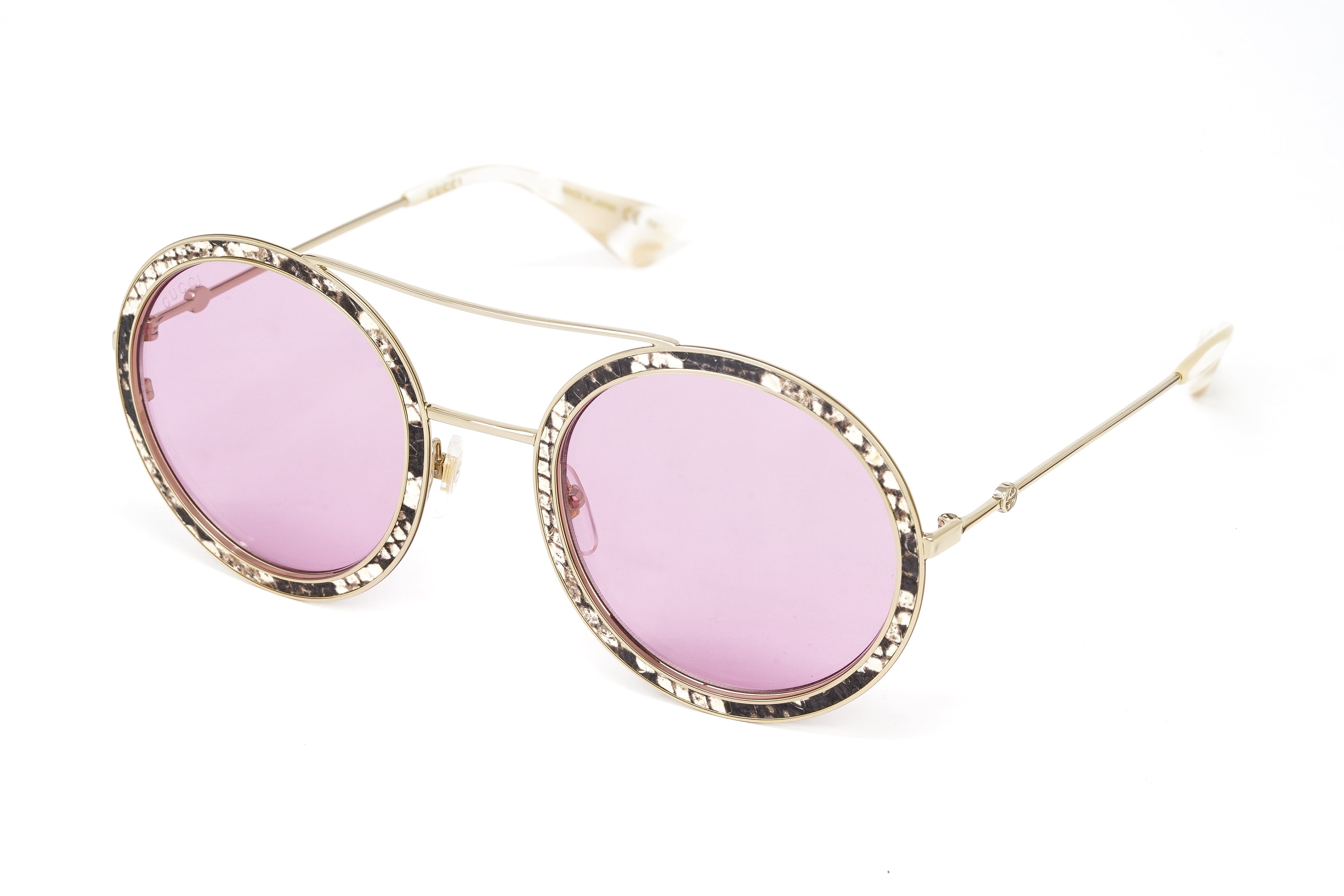 Gucci Women's Sunglasses Round Pilot Pink