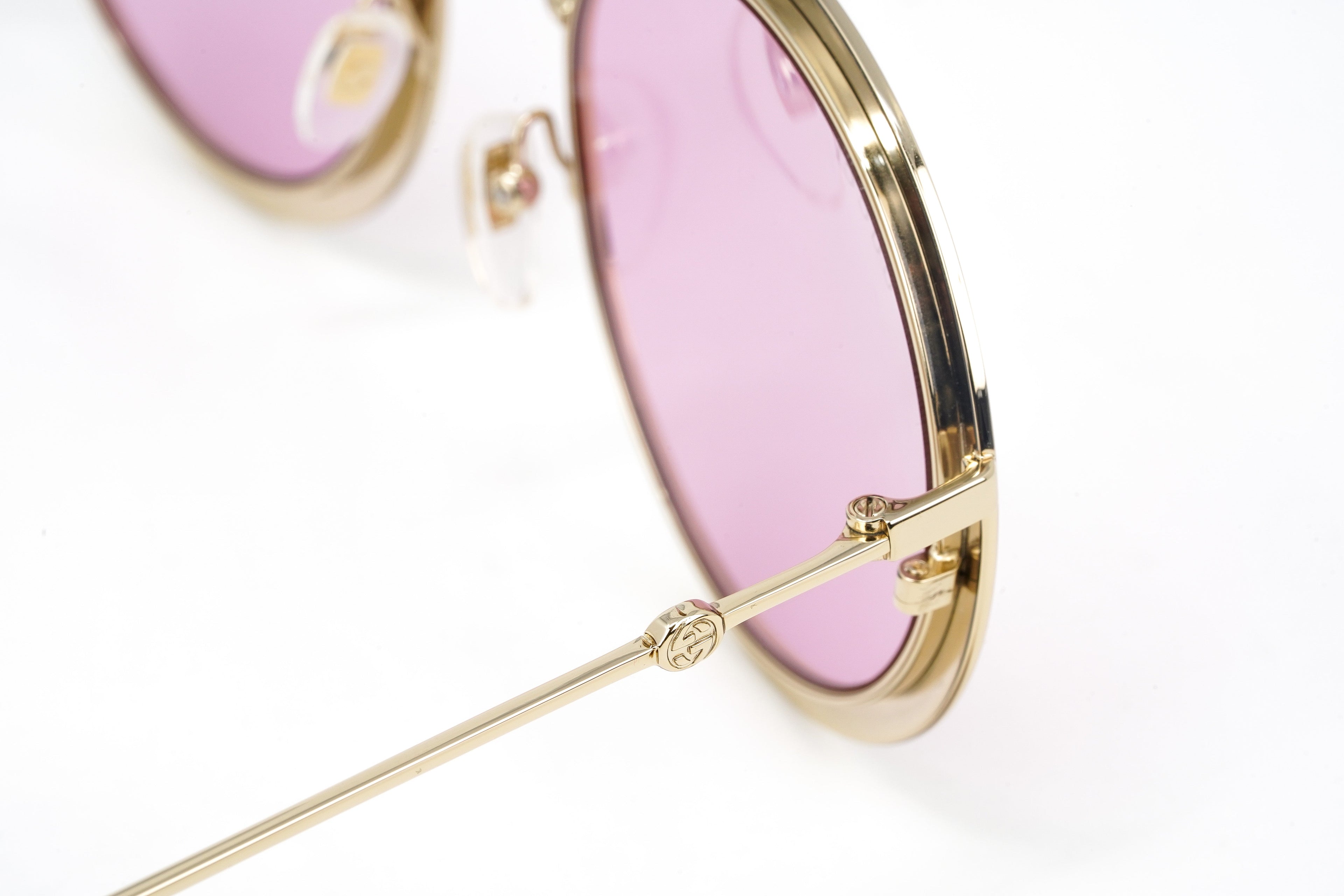 Gucci Women's Sunglasses Round Pilot Pink